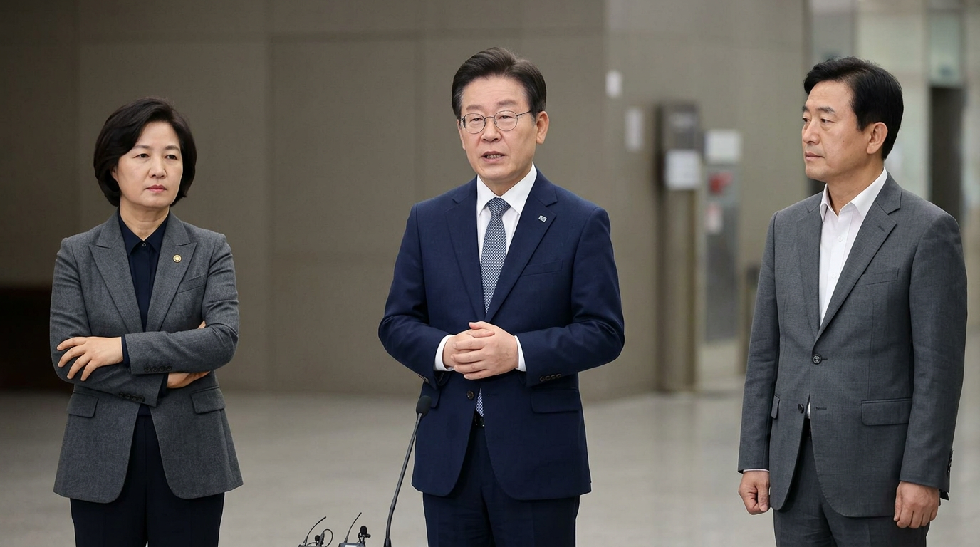 이재명 대표, 추미애 당선인과 거리두며 검찰개혁 방향 제시