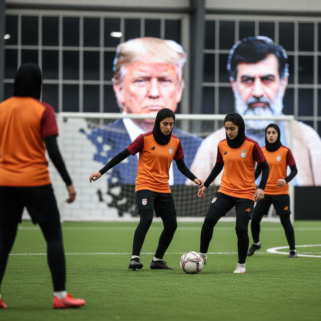 호주 망명 이란 女축구 선수들, 브리즈번 로어서 첫 훈련