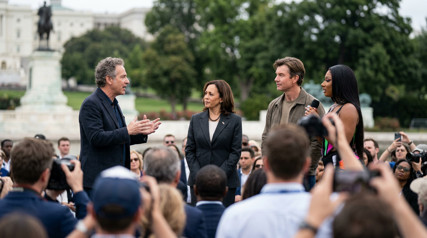 빌 마허 "해리스 연예인 유세, 지지층 외 확장 효과 없어"