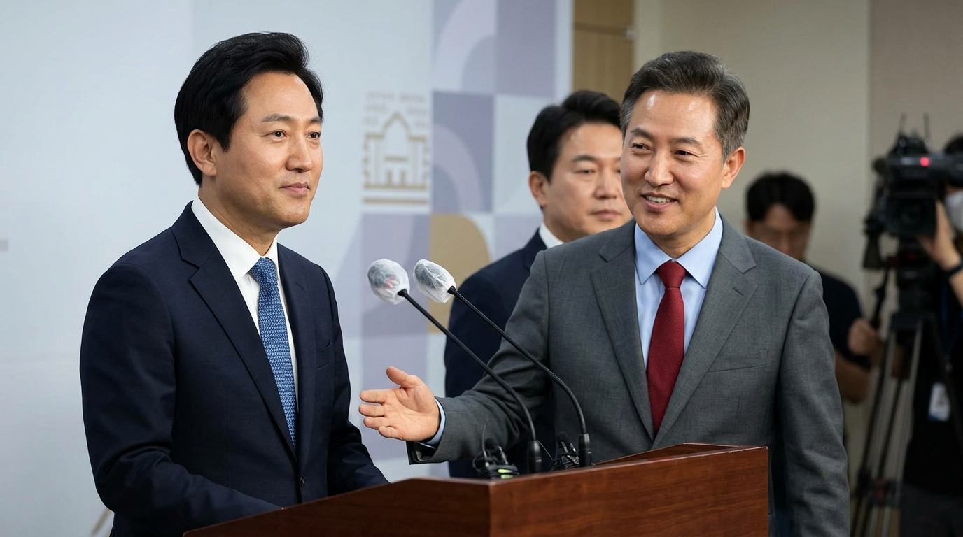 박수민, 오세훈 후보 등록 환영…서울시장 출마 선언