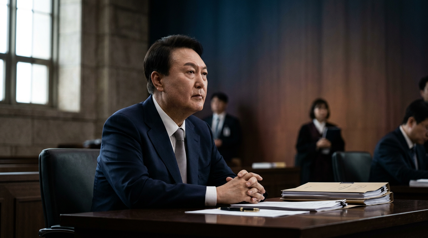 윤석열 전 대통령, 정치자금법 위반 혐의 첫 재판서 전면 부인