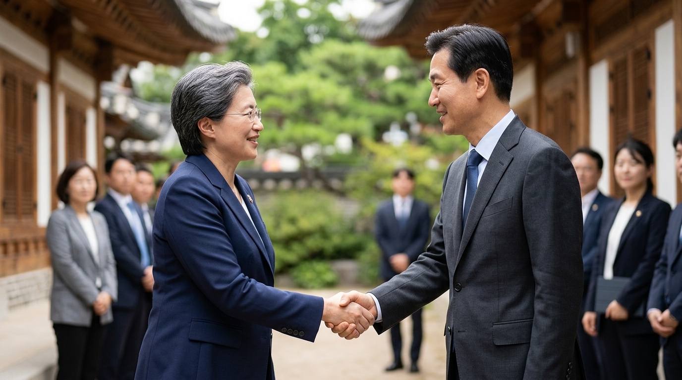 AMD 리사 수 CEO 방한, 삼성전자와 AI 반도체 동맹 강화