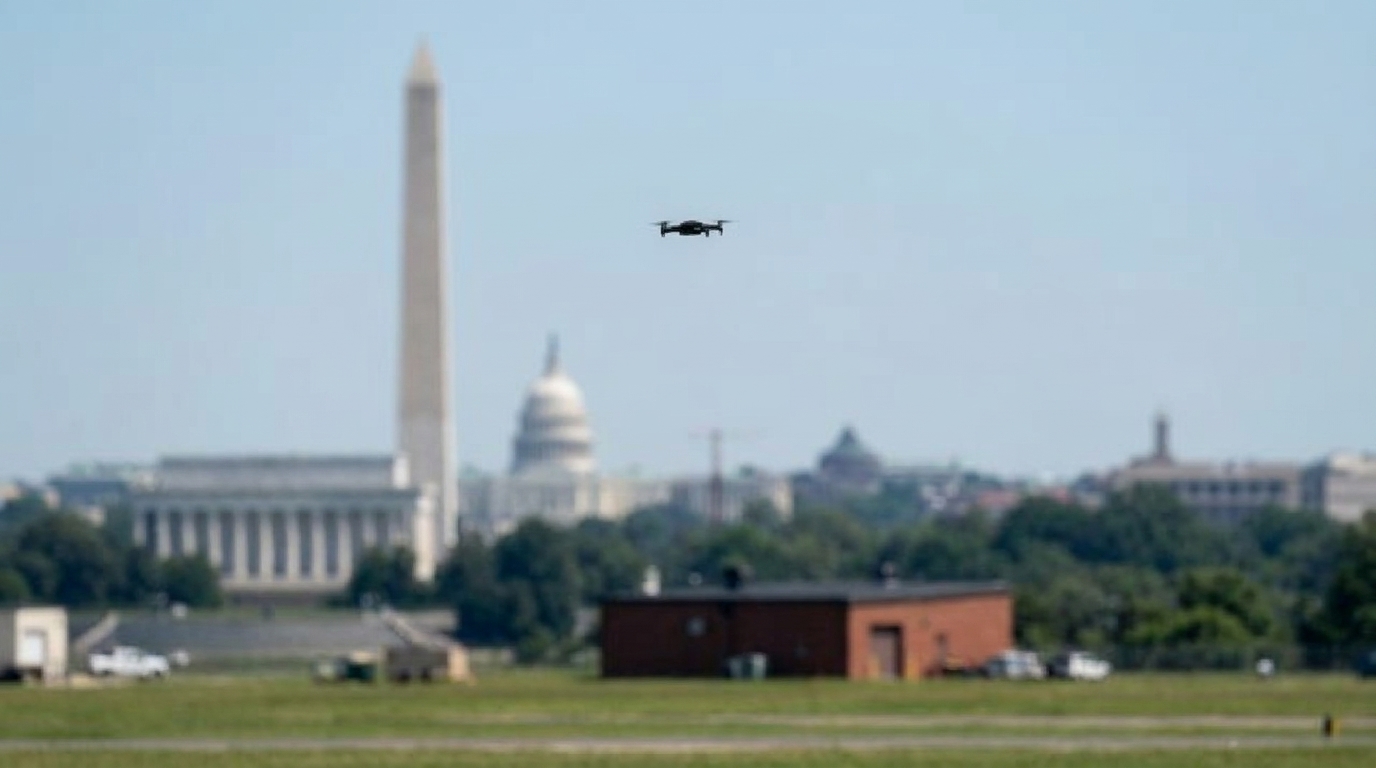 워싱턴 군사 기지 상공에 정체불명 드론 잇따라 출현