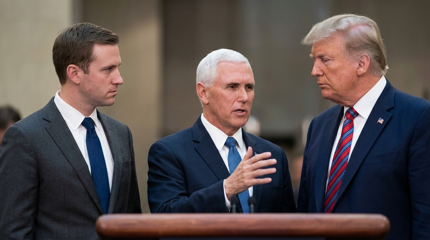 펜스, 트럼프 대통령 이란 군사 정책 지지