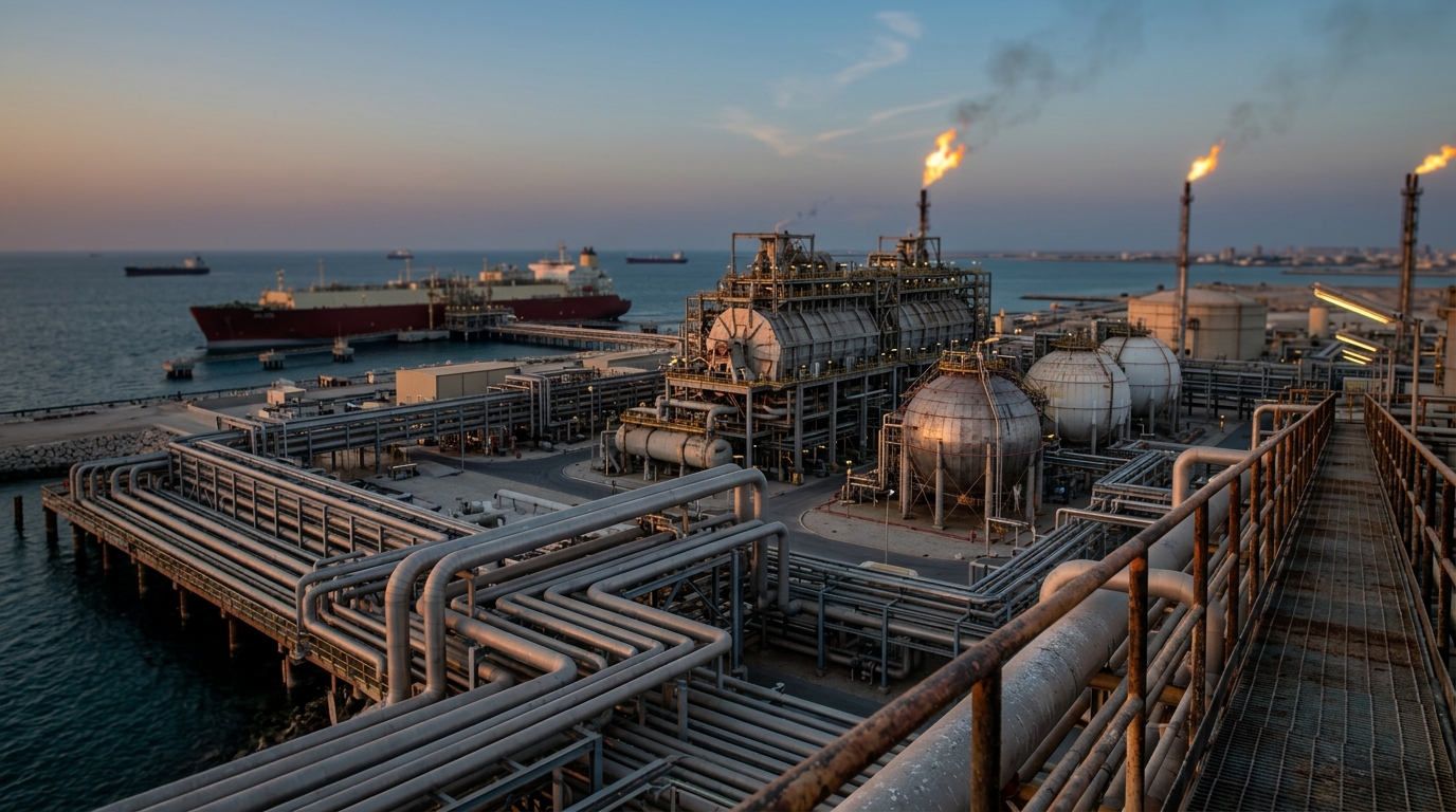 카타르 LNG 수출 차질, 동북아시아 가격 두 배로 폭등