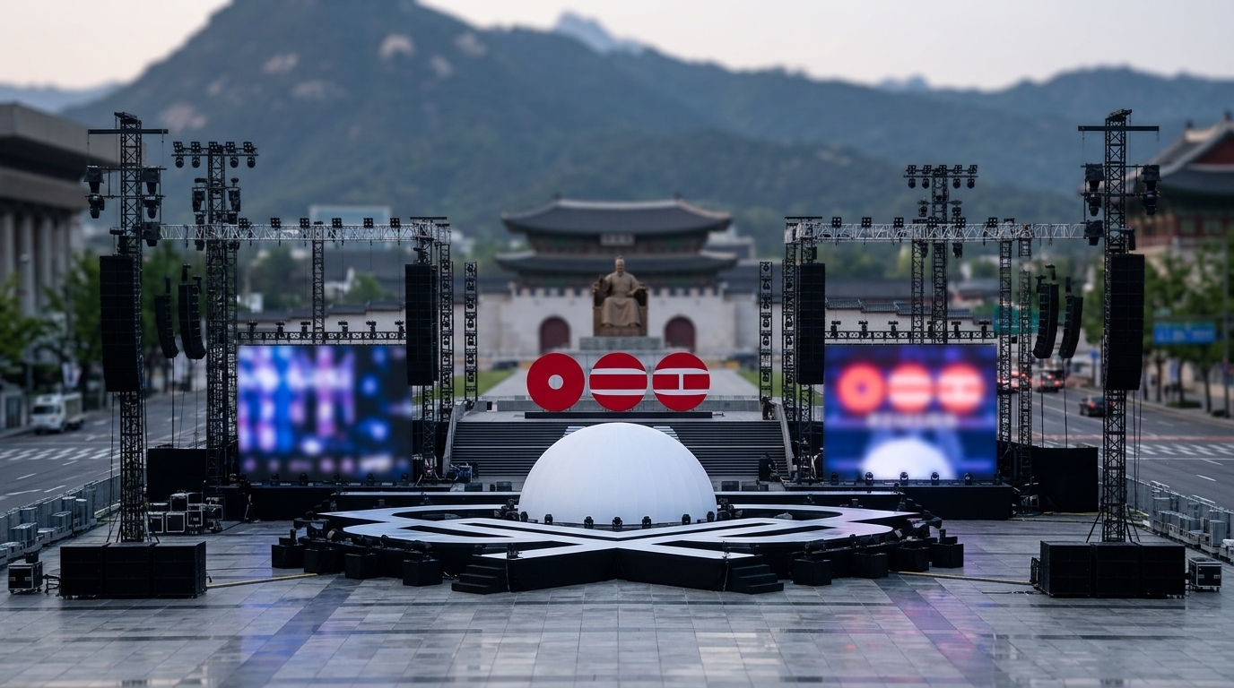 방탄소년단, 서울 광화문서 컴백 라이브 개최