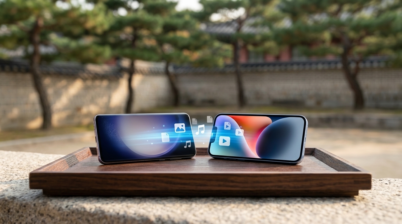 삼성, 갤럭시-아이폰 파일 공유 기능 열다