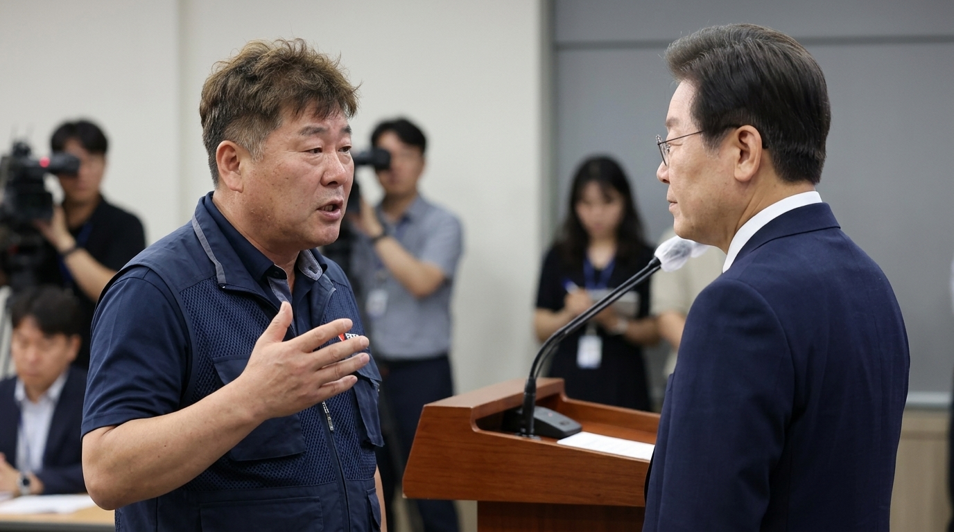 이재명 대통령, 한국노총과 노동 정책 논의