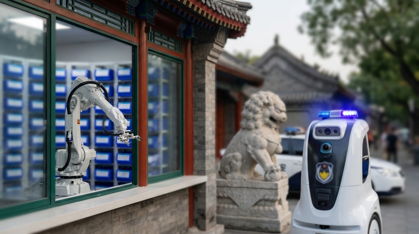 중국, 로봇 약사·경찰 현장 투입