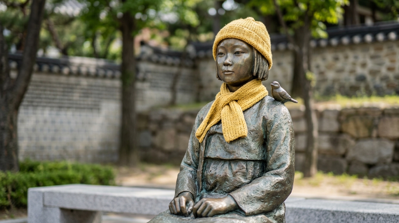 평화의 소녀상 6년 만에 시민 곁으로