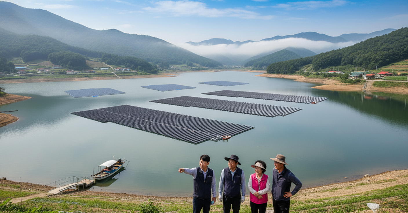 농어촌공사, 수상 태양광 3GW 확대…농어민 혜택 강화