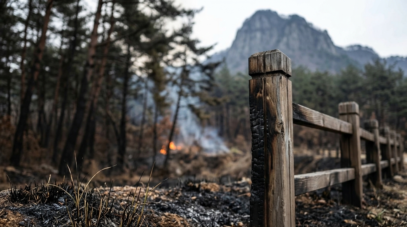 봉대산 불다람쥐, 산불 3차례 낸 60대 남성 기소