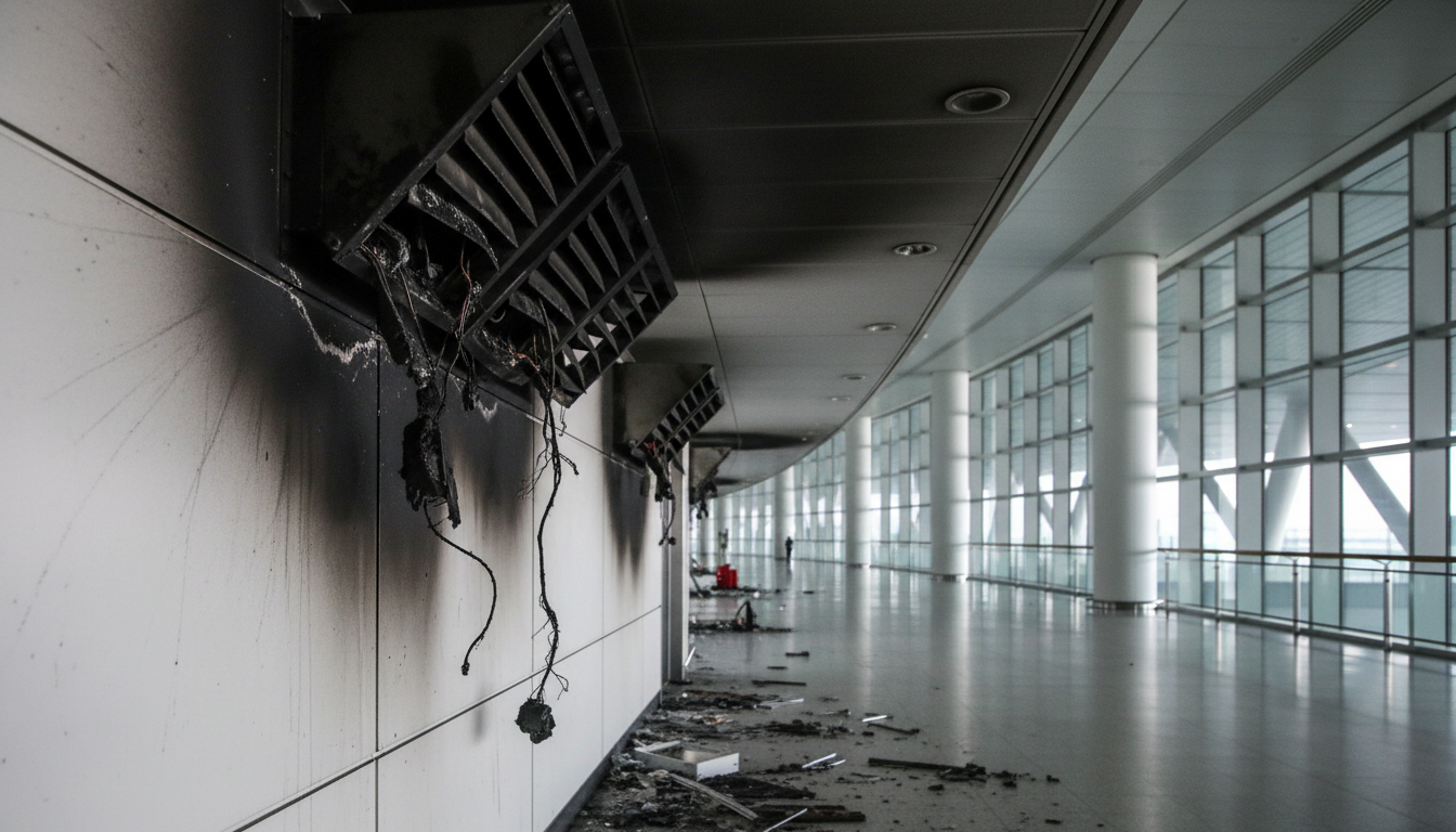 20대, 부모와 다퉈 오피스텔 제연 설비 6곳 방화