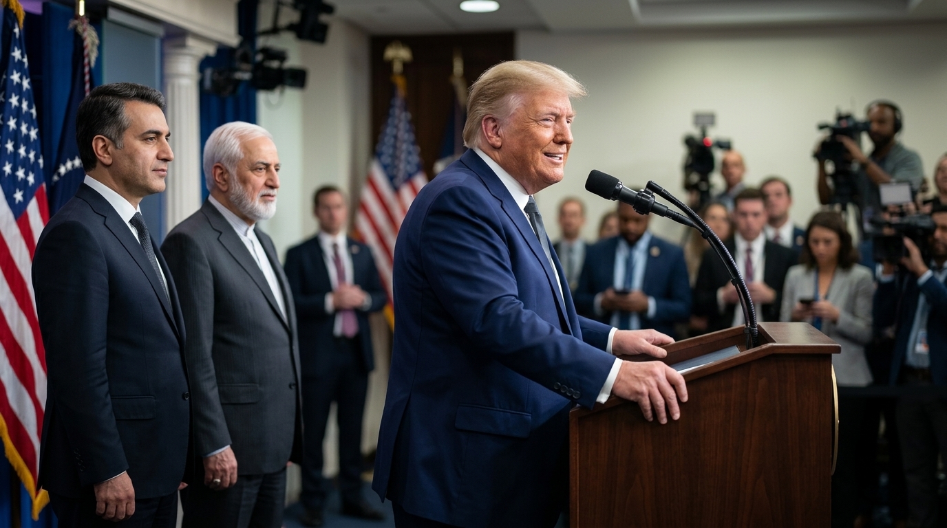 트럼프, 승리 선언 군사 목표 달성