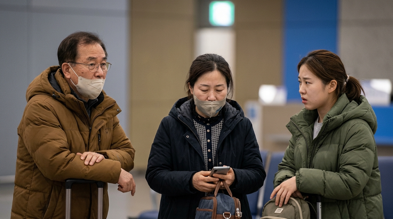 제주공항 강풍에 196편 결항, 3000명 체류
