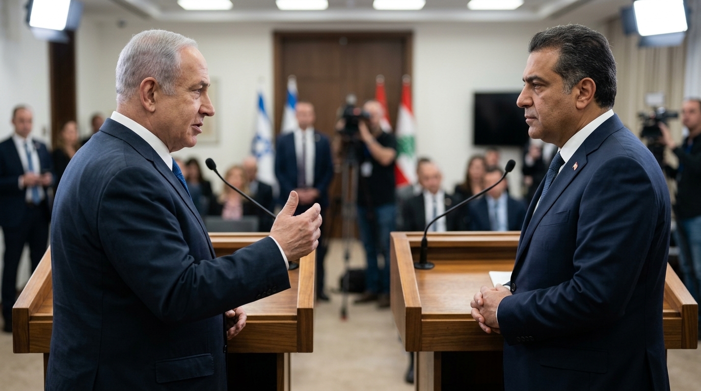 네타냐후 이스라엘 총리, 레바논과 직접 협상