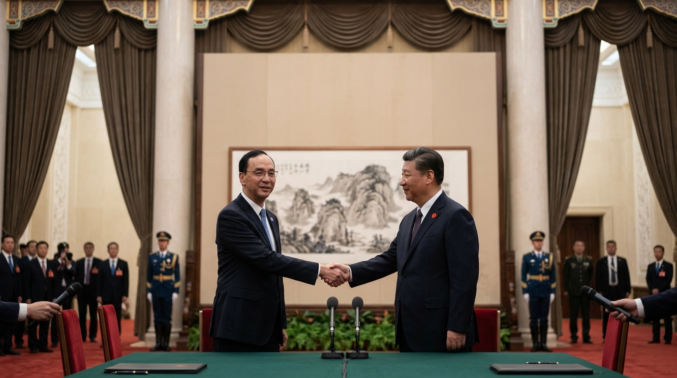 시진핑 중국 주석, 10년 만에 대만 국민당 주석과 회담