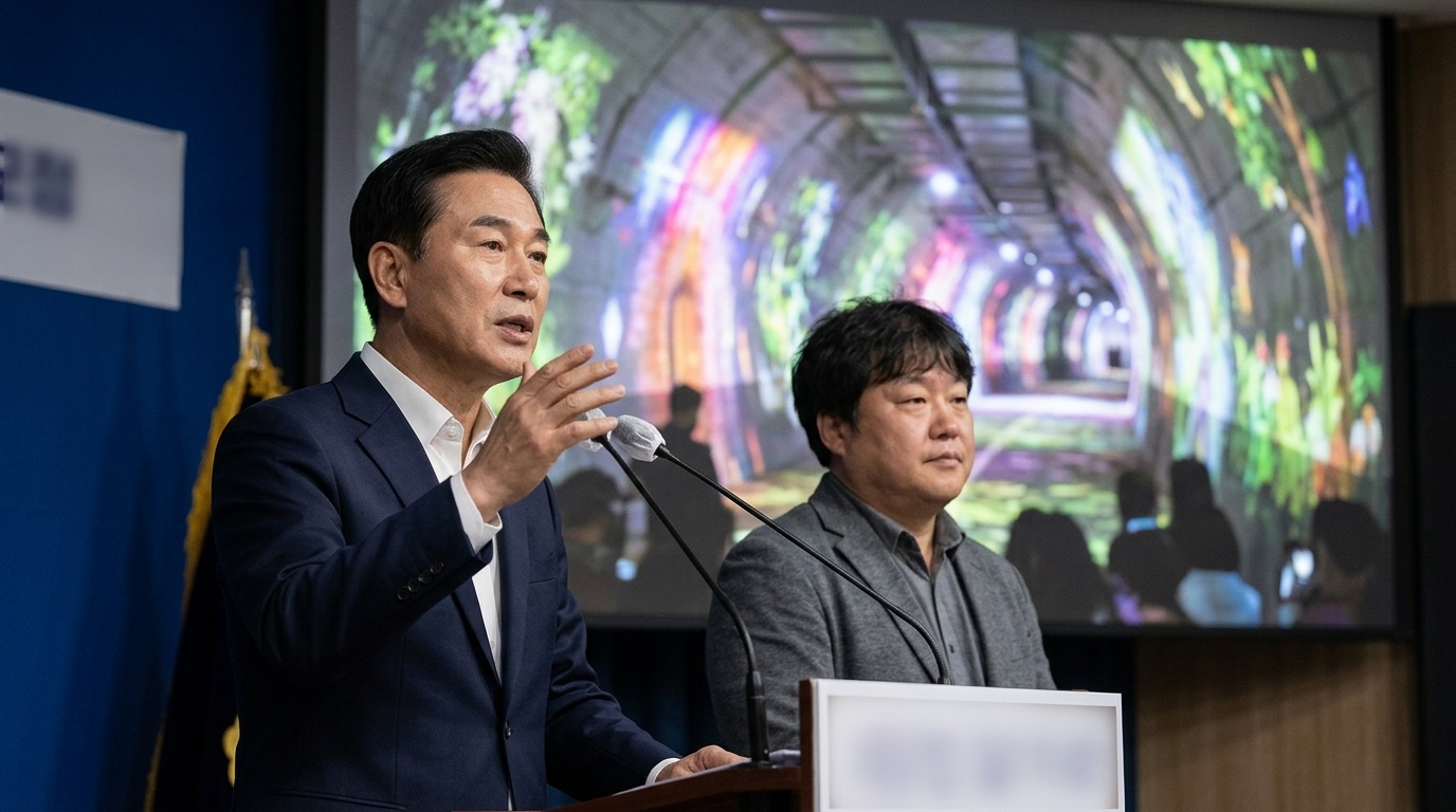부산 금련산 방공터널, 미디어아트 관광자원으로 재탄생
