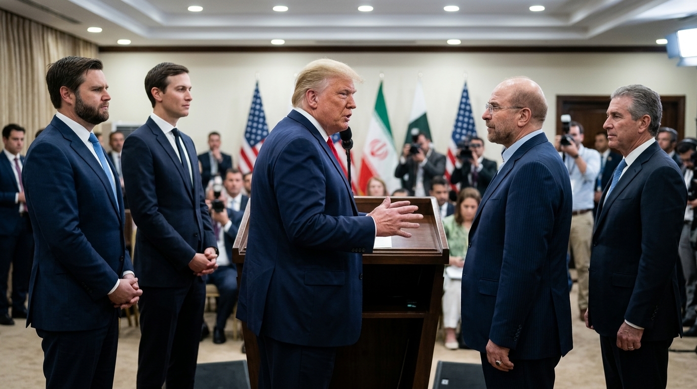 미국-이란-파키스탄 3자 회담 시작