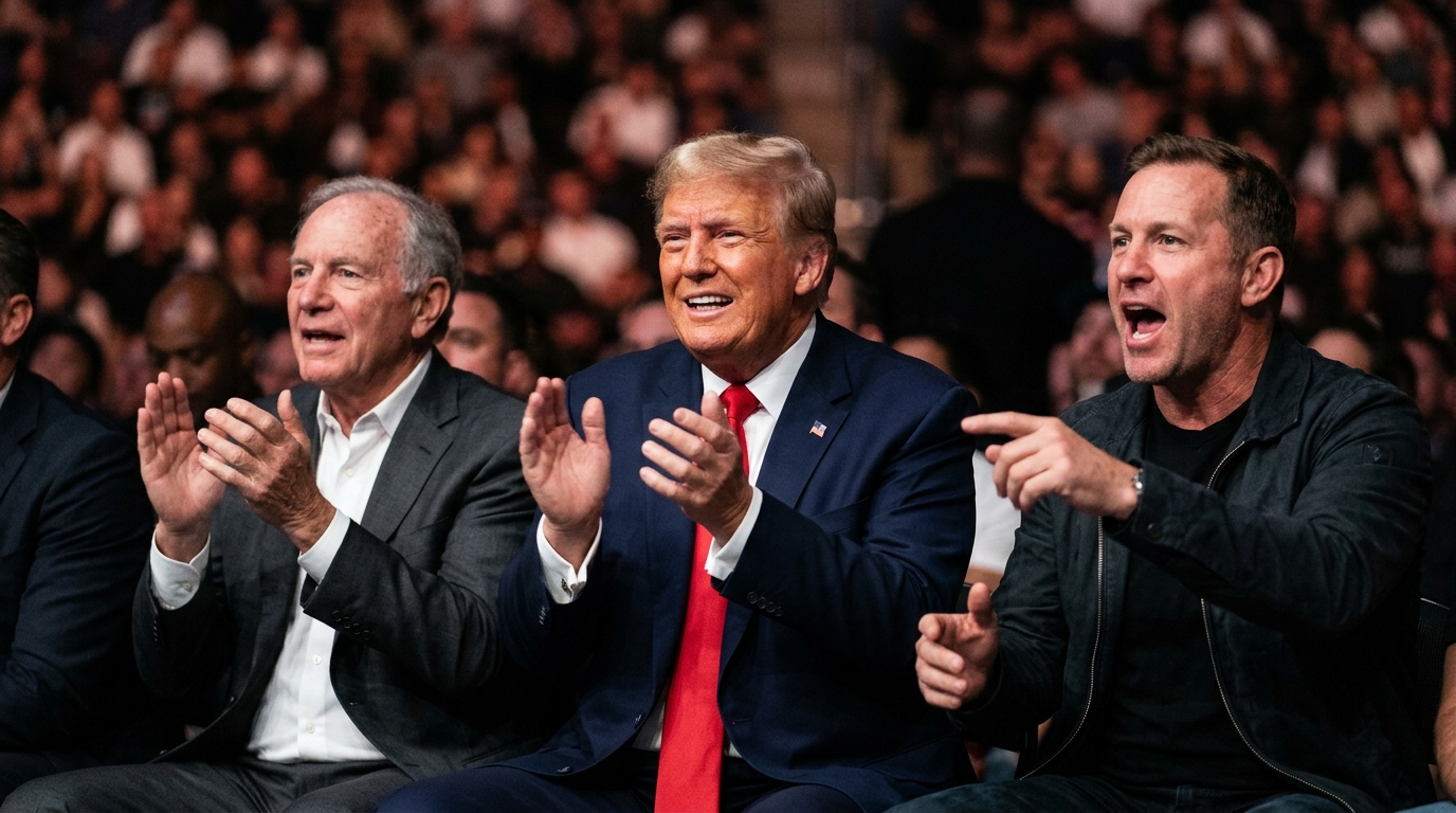 트럼프 미국 대통령, UFC 경기 관람