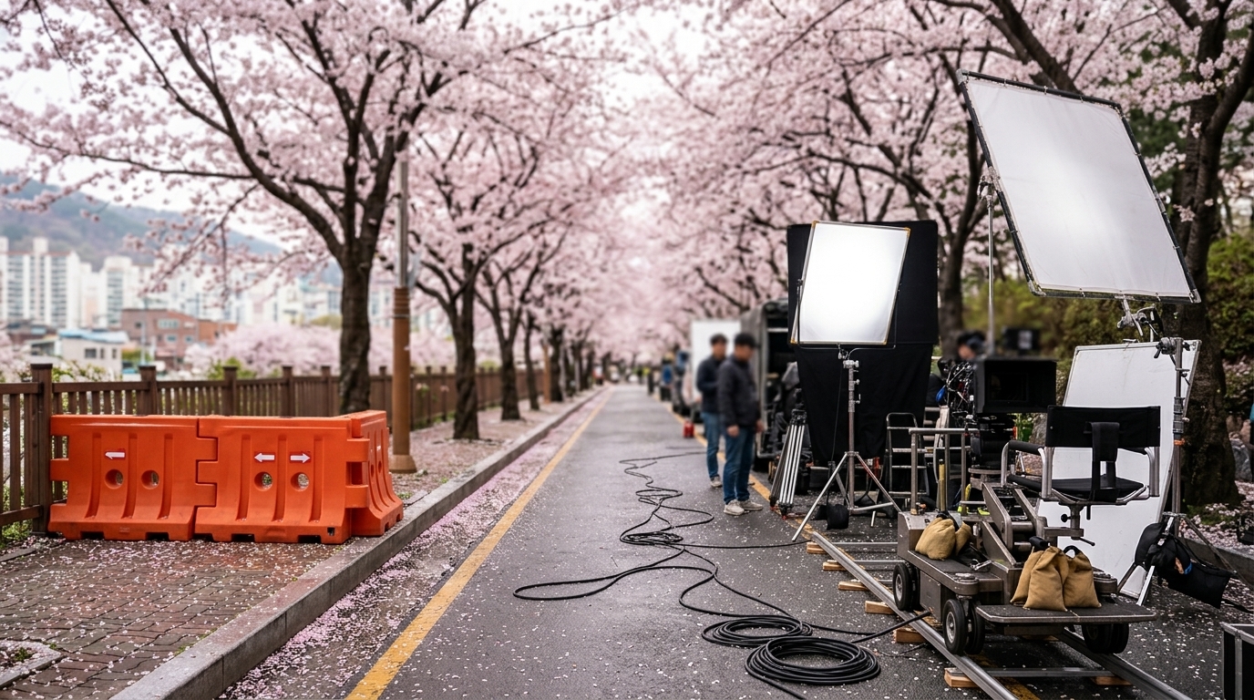 부산 벚꽃길 촬영 시민 불편, 기준 없나