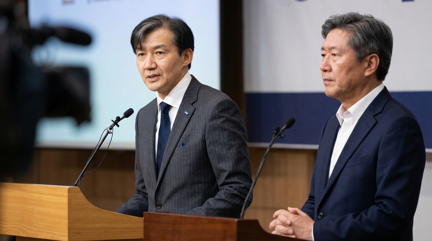 조국 "민주당 권유로 부산 대신 평택 출마"