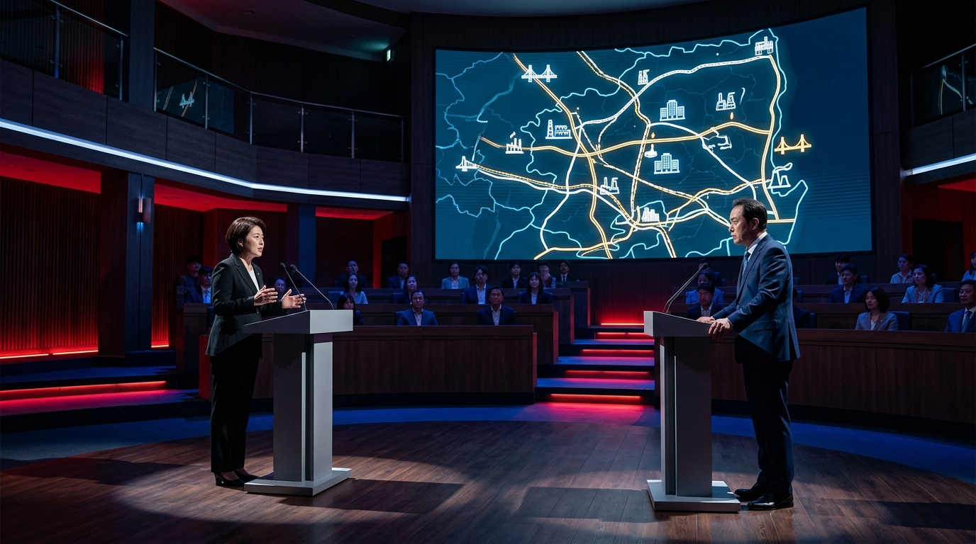 이철우·오중기, 경북도지사 선거 맞대결