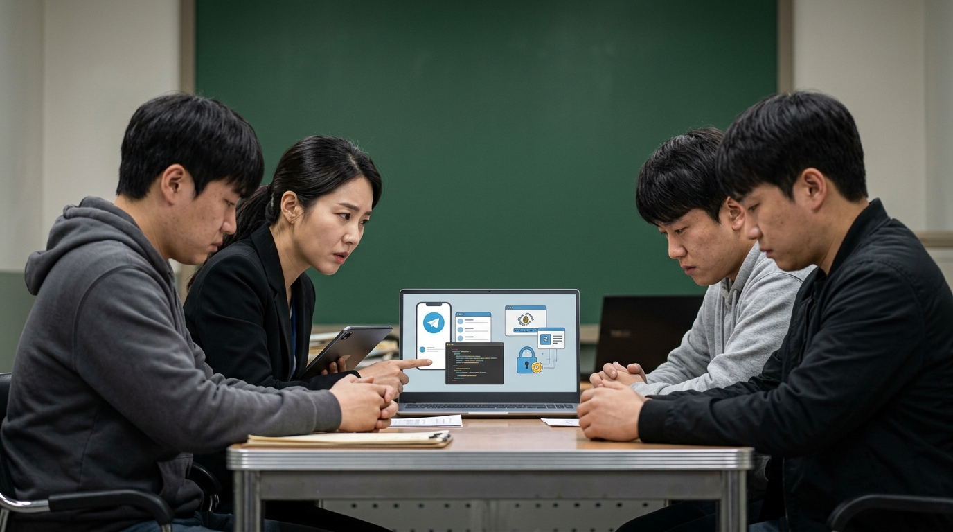 텔레그램 불법 도구, 금융 보안 뚫렸다