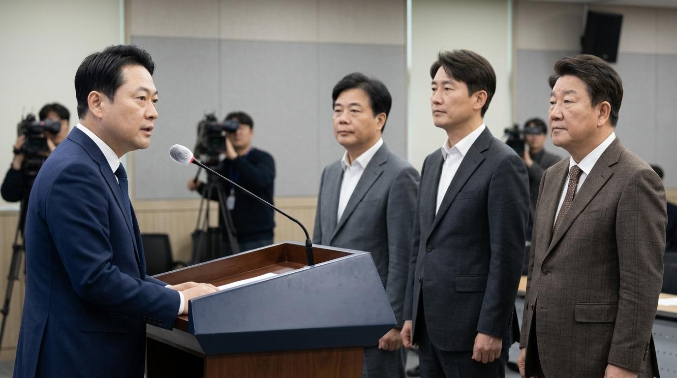 송언석 국민의힘 원내대표, 최고위원회의 참석