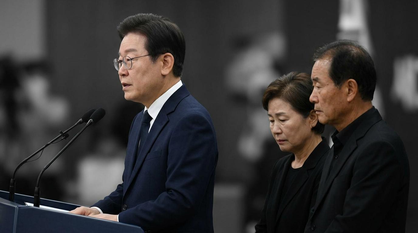 이재명 대통령, 세월호 12주기 안산서 추도사