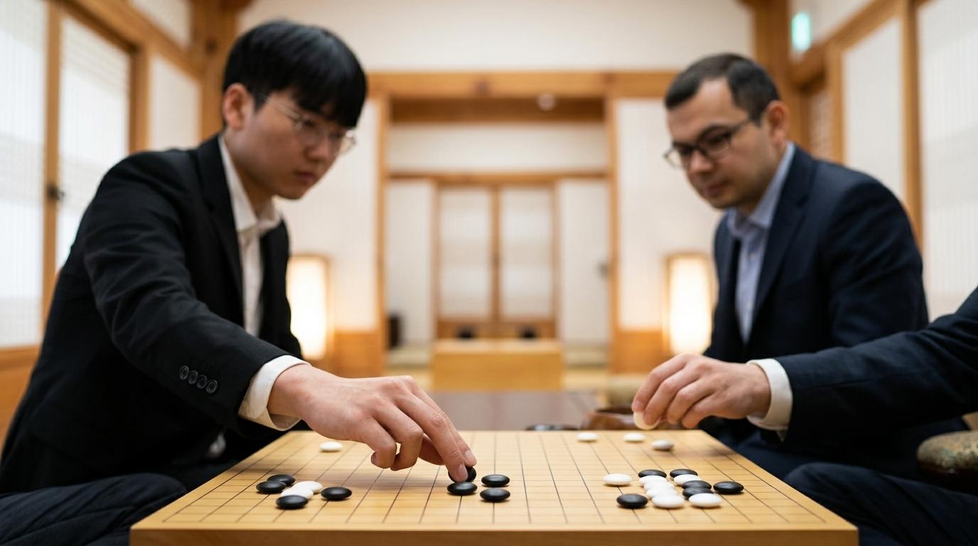 신진서 9단, 허사비스 CEO와 기념 대국