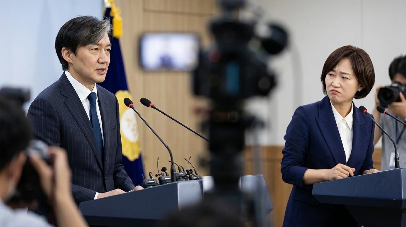 조국, 평택을 출마 선언에 진보당 반발