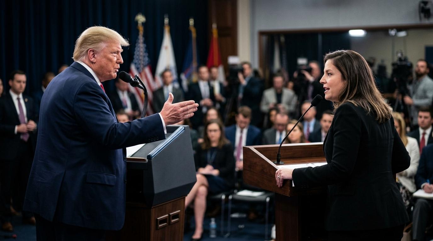 스테파닉, 트럼프 이란 관련 발언 논란에 CNN 앵커와 설전