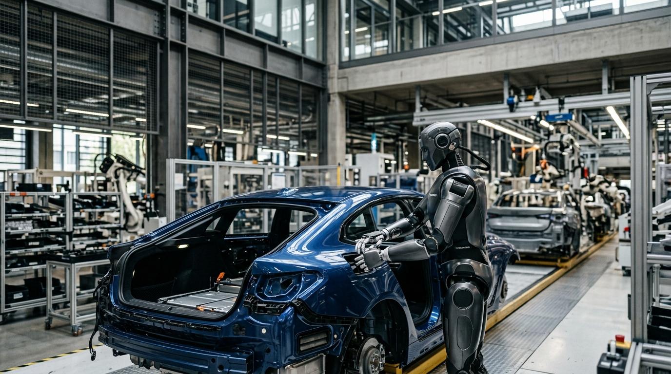 BMW, 독일 공장 전기차 생산에 사람 닮은 로봇 투입