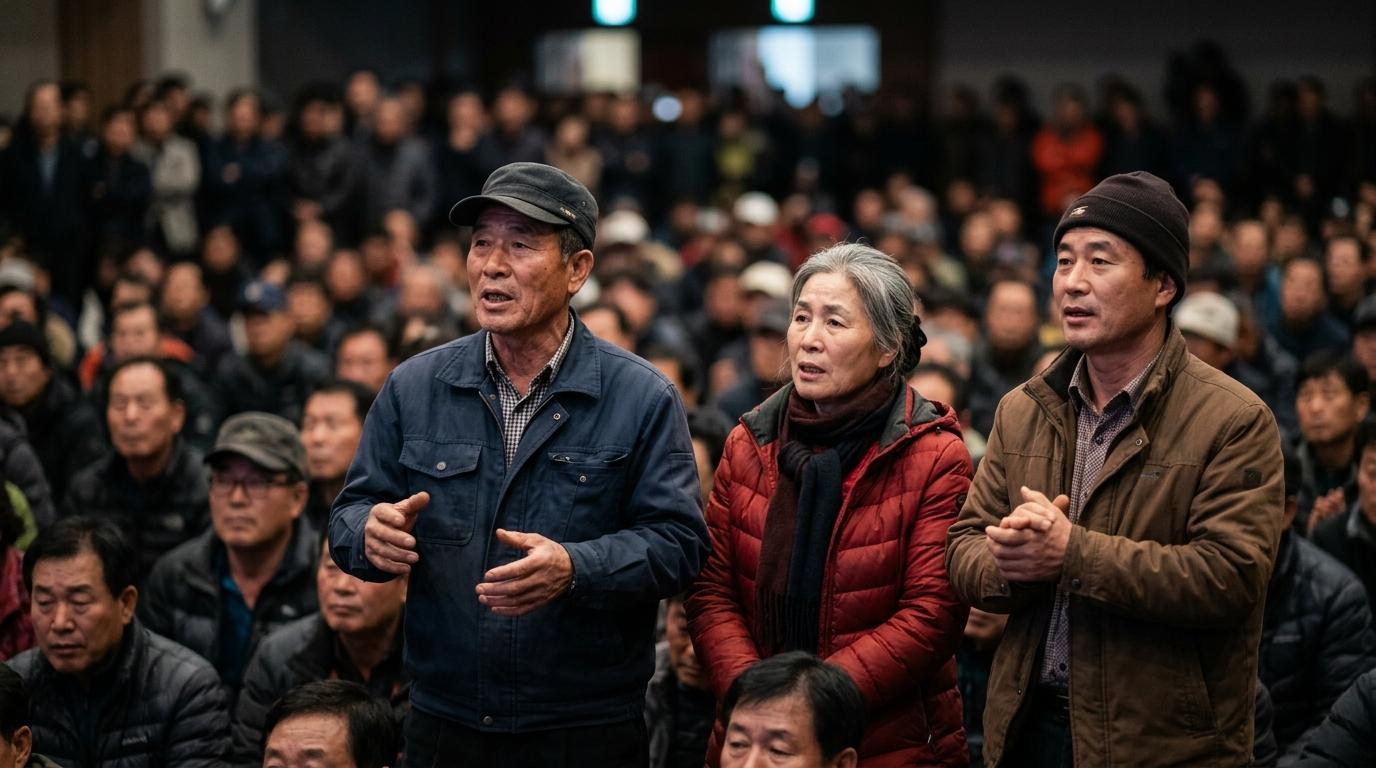 2만 농민, 농협법 개정 반대 집회 열어