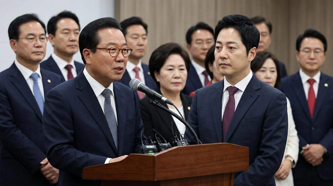 조광한, 이성배 지지하며 사퇴… "추미애와 붙을 인물"