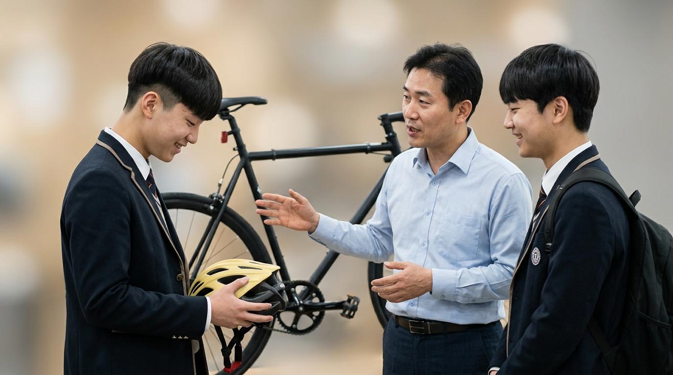 大田（テジョン）教育庁、ピストバイクの安全キャンペーン実施