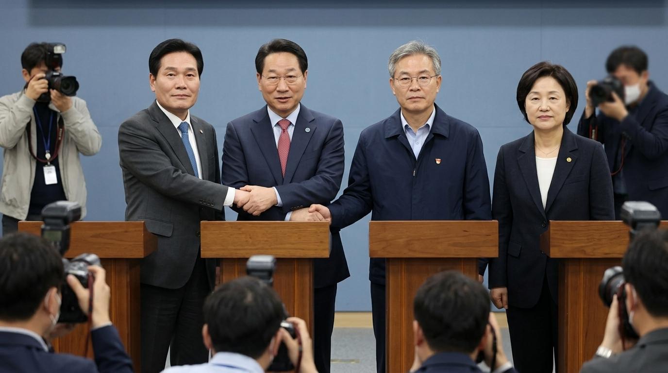 4파전 대진표 완성, 공약 대결 본격화