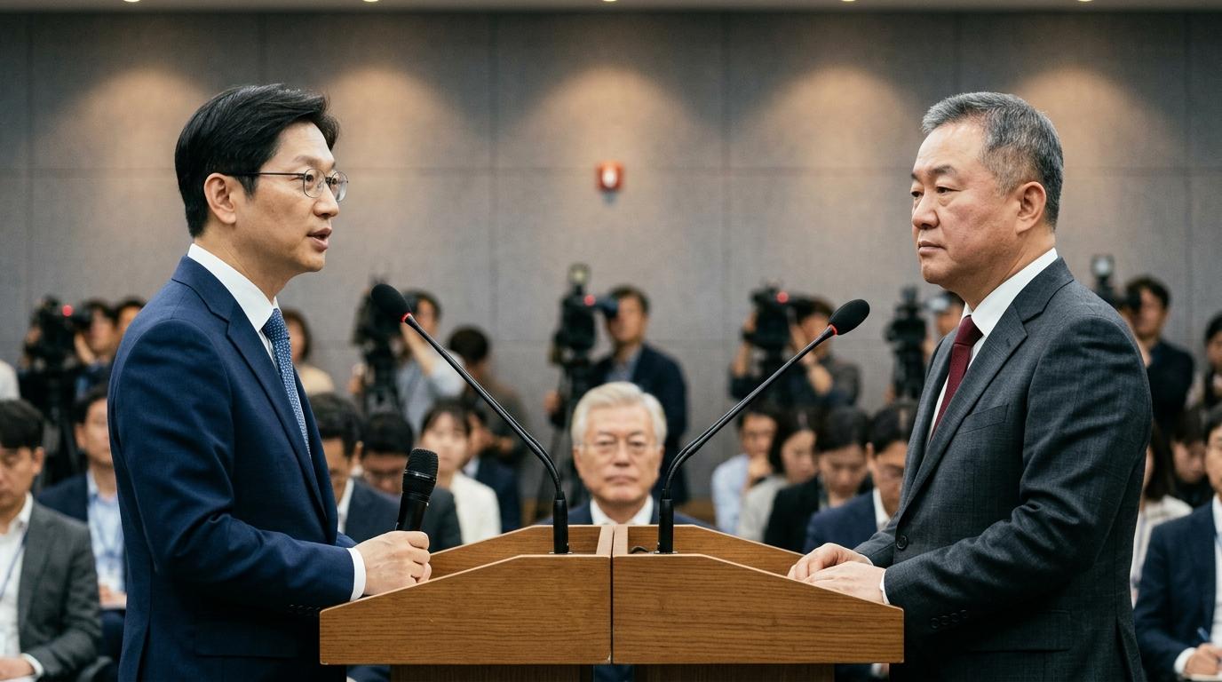 김경수·박완수, 경남지사 선거에서 맞붙는다