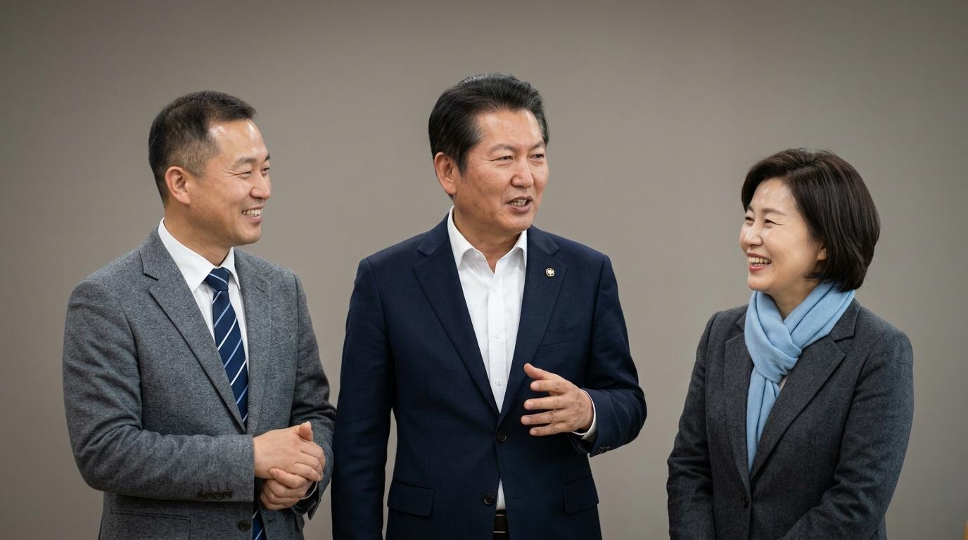 민주당 정청래, 안성 찾아 선거 지원 나서