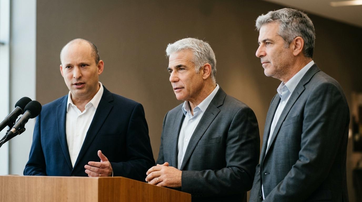 이스라엘 전 총리 두 명, 총선 앞두고 합당 선언