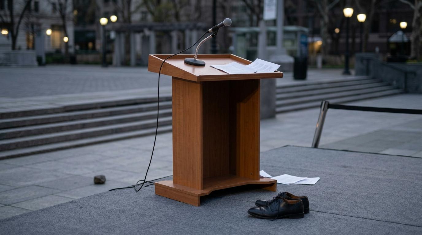 개혁신당 정이한 부산시장 후보 유세 중 피습