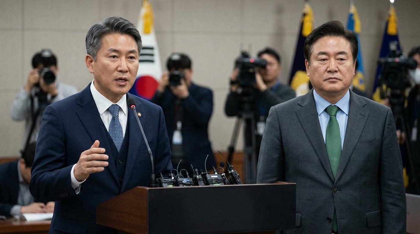 국민의힘 장동혁, 민주당 김용 공천 압박 의혹 제기