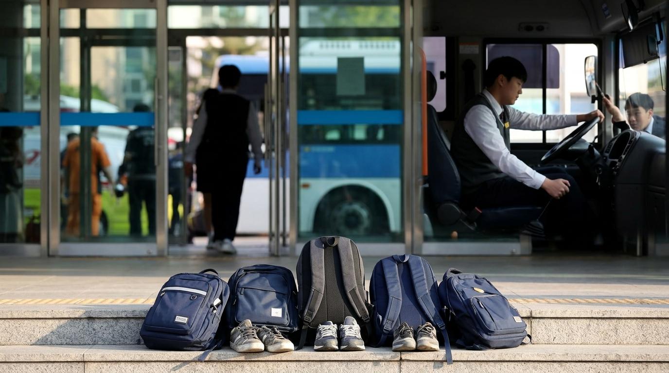 학생 5명, 의식을 잃은 운전기사를 대신해 버스를 멈춰 세우다