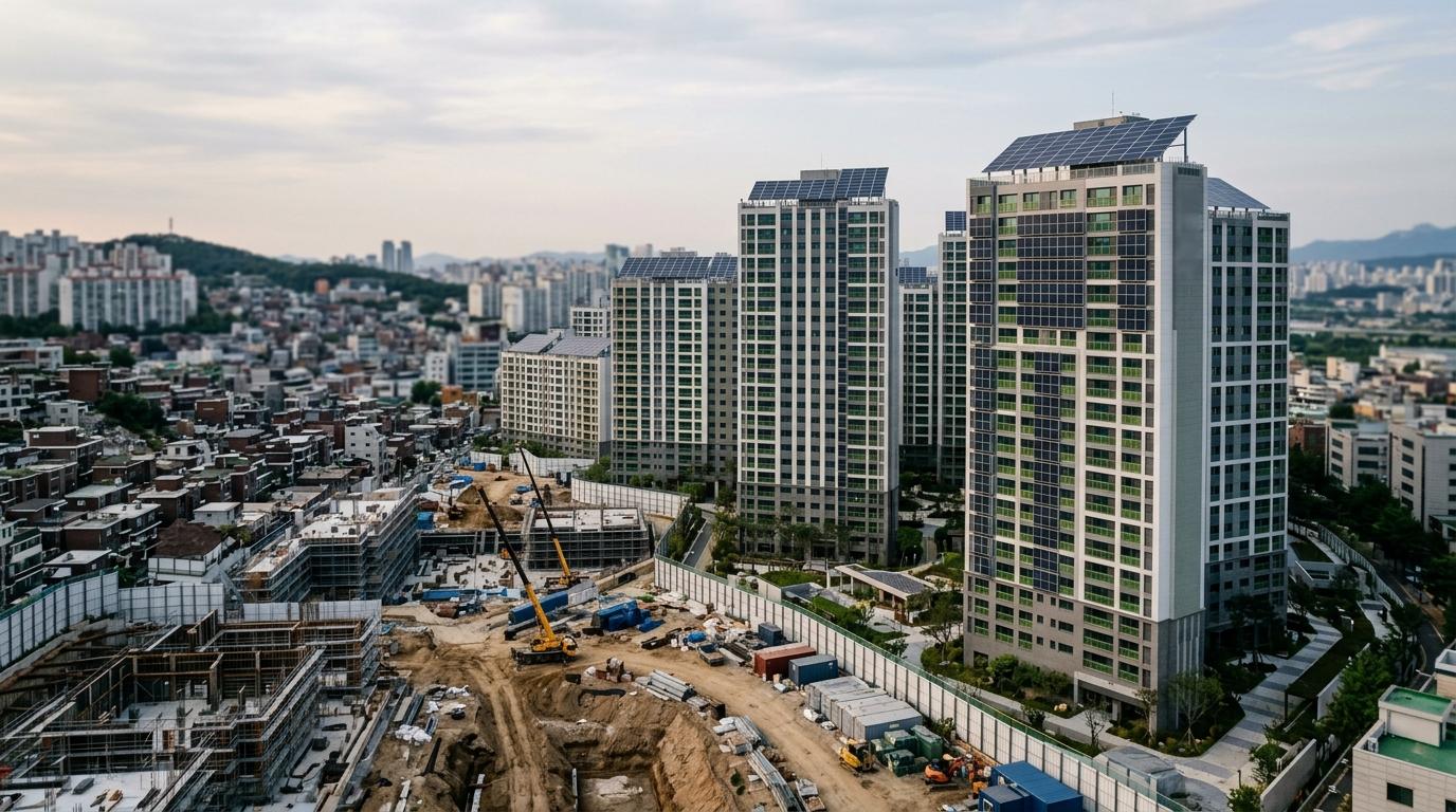 동작구, 대규모 도시 개발과 '냉난방비 제로' 아파트 모델로 변화 추진