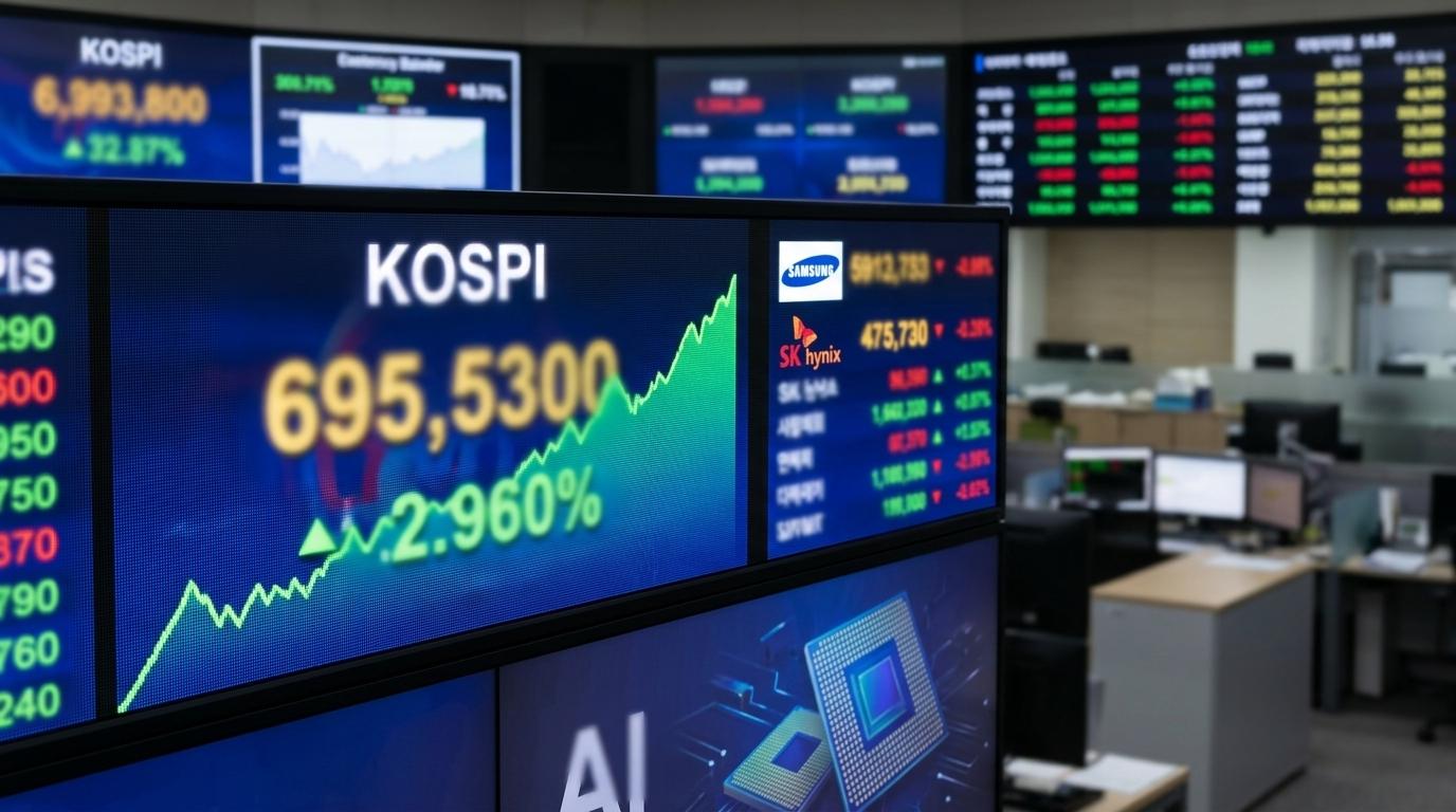 코스피 6900선 돌파, 7000선 눈앞