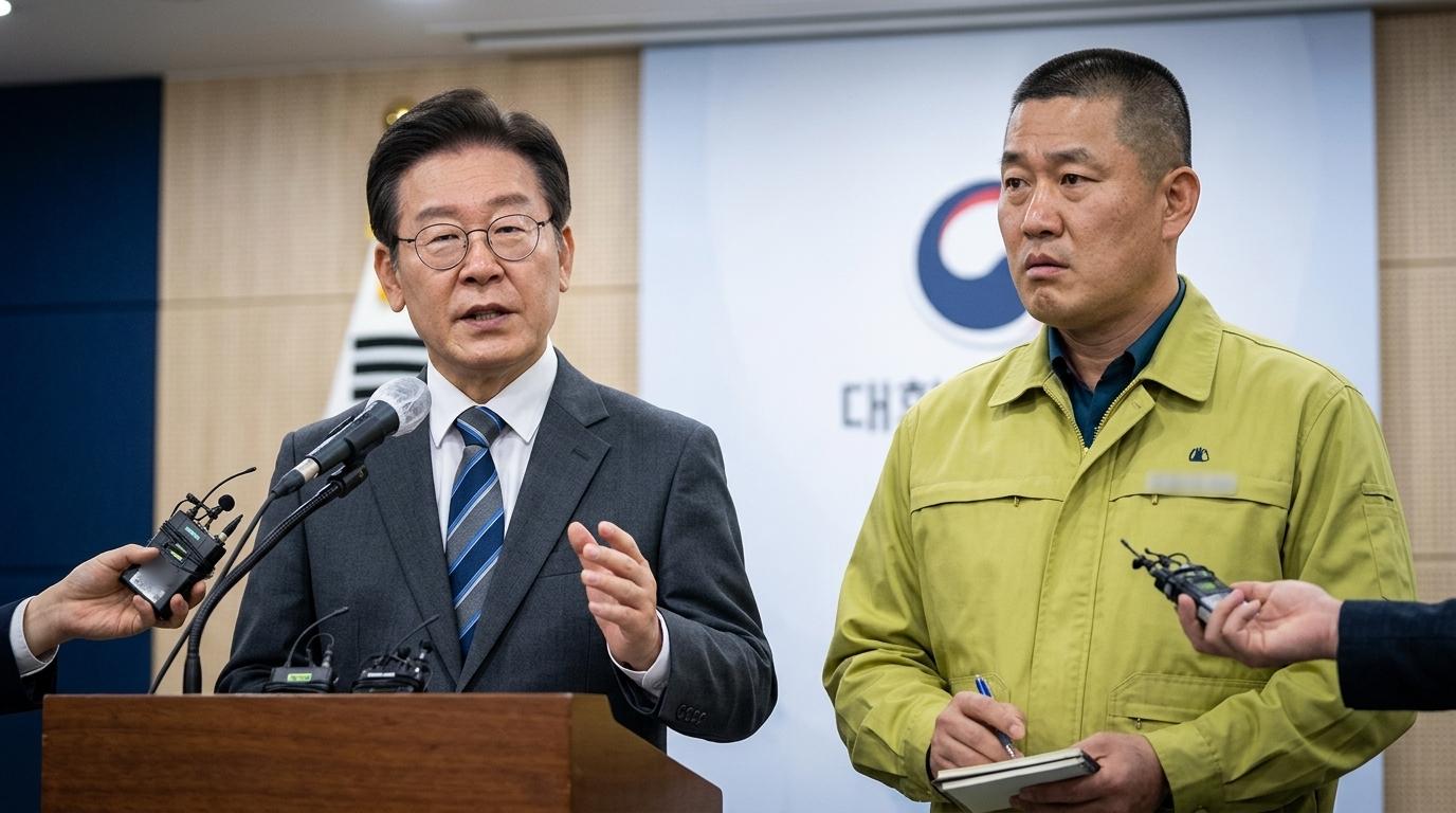 李在明大統領、山火事復旧のずさんな業者に責任追及指示