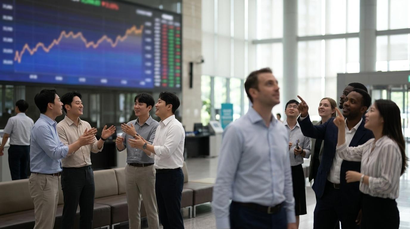 코스피 최고치 경신, '외국인 개인' 매수세 원인