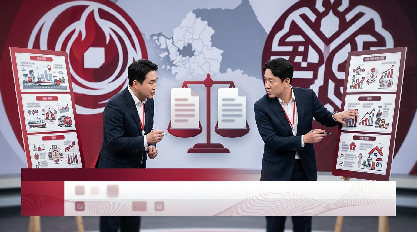 2026 경기도지사 국민의힘 후보 공약 비교 분석