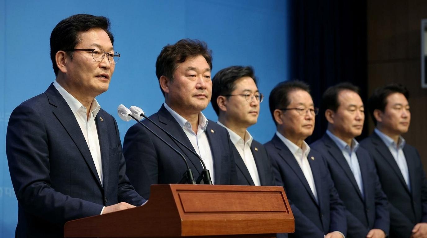 송영길·이광재, 험지 출마 선언 후 첫 공식 활동